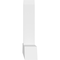 Ekena Millwork Portland Architectural Grade PVC Gable Bracket, 48"W x 20"H x 4"D x 4"F, 10/12 Pitch GBP048X20X0404POR00 - alternate 4